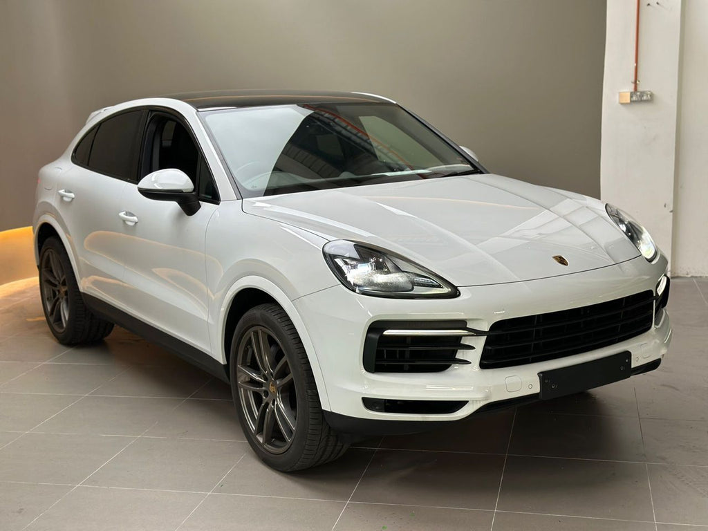 [NEW ARRIVAL] 2019 Porsche Cayenne Coupe 3.0 - White (2019) - Malaysia Recond Car