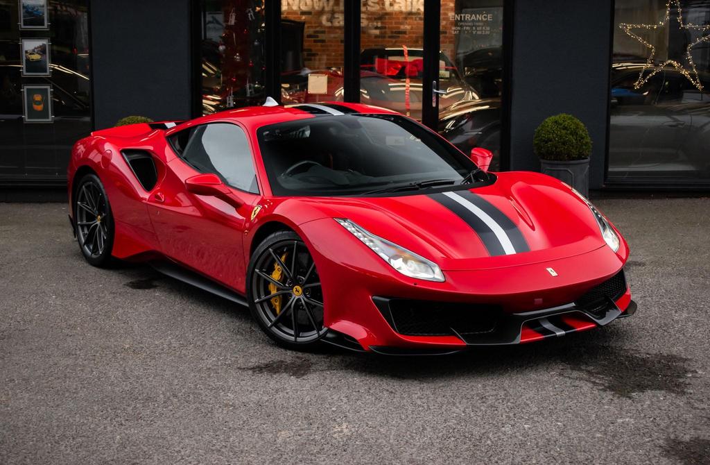 [DIRECT IMPORT] 2020 Ferrari 488 Pista Red Coupe Sports Car with 2 Seats 3.9T V8 F1 DCT - Malaysia Ferrari Car for Sale