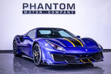 [DIRECT IMPORT] 2020 Ferrari 488 Pista Spider Blue Convertible Coupe Sports Car with 2 Seats 3.9T V8 F1 DCT - Malaysia Ferrari Car for Sale