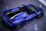 [DIRECT IMPORT] 2020 Ferrari 488 Pista Spider Blue Convertible Coupe Sports Car with 2 Seats 3.9T V8 F1 DCT - Malaysia Ferrari Car for Sale