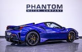 [DIRECT IMPORT] 2020 Ferrari 488 Pista Spider Blue Convertible Coupe Sports Car with 2 Seats 3.9T V8 F1 DCT - Malaysia Ferrari Car for Sale