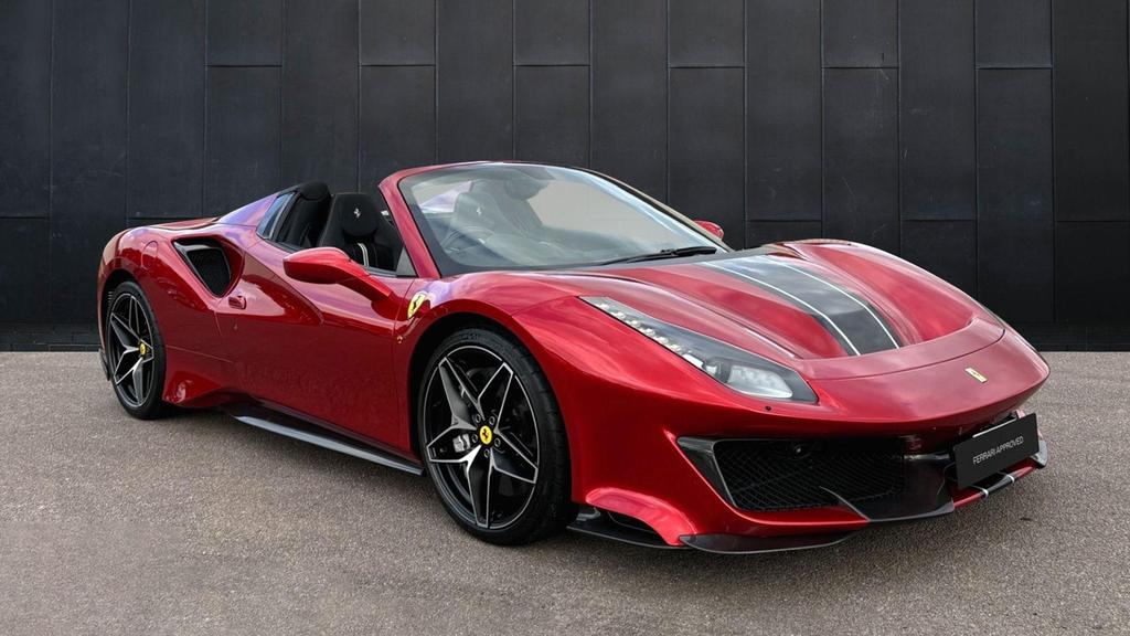 [DIRECT IMPORT] 2020 Ferrari 488 Pista Spider Red Convertible Coupe Sports Car with 4 Seats 3.9T V8 F1 DCT - Malaysia Ferrari Car for Sale