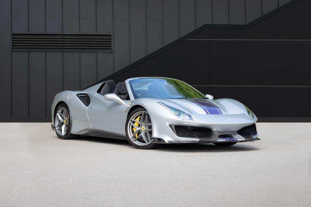 [DIRECT IMPORT] 2020 Ferrari 488 Pista Spider Silver Convertible Coupe Sports Car with 2 Seats 3.9T V8 F1 DCT - Malaysia Ferrari Car for Sale