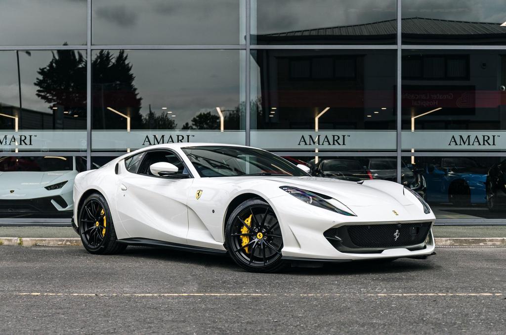 [DIRECT IMPORT] 2020 Ferrari 812 Superfast 6.5L V12 F1 DCT - White Coupe - Malaysia Ferrari Car for Sale