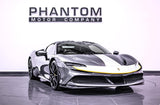 2020 Ferrari SF90 Stradale Grey Coupe Plug-in Hybrid Sports Car with 2 Seats 4.0T V8 F1 DCT 4WD (Black Interior) - Malaysia Ferrari Car for Sale Promotion [DIRECT IMPORT]