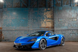 2020 McLaren 570S Blue Coupe Sports Car with Butterly Doors and 2-Seats 3.8T V8 SSG (Black-Red Interior) - Malaysia McLaren Car for Sale Promotion [DIRECT IMPORT]