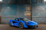 2020 McLaren 570S Blue Coupe Sports Car with Butterly Doors and 2-Seats 3.8T V8 SSG (Black-Red Interior) - Malaysia McLaren Car for Sale Promotion [DIRECT IMPORT]
