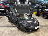 2020 McLaren 570S Black Coupe with Butterly Doors and 2-Seats 3.8T V8 SSG (Black-Red Interior) - Malaysia McLaren Car for Sale Promotion [DIRECT IMPORT]