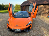 2020 McLaren 570S Orange Coupe with Butterly Doors and 2-Seats 3.8T V8 SSG (Black Interior) - Malaysia McLaren Car for Sale Promotion [DIRECT IMPORT]