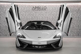2020 McLaren 570S Spider Grey Convertible Coupe Sports Car with Butterly Doors and 2-Seats 3.8T V8 SSG (Black Interior) - Malaysia McLaren Car for Sale Promotion [DIRECT IMPORT]