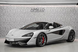 2020 McLaren 570S Spider Grey Convertible Coupe Sports Car with Butterly Doors and 2-Seats 3.8T V8 SSG (Black Interior) - Malaysia McLaren Car for Sale Promotion [DIRECT IMPORT]