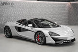 2020 McLaren 570S Spider Grey Convertible Coupe Sports Car with Butterly Doors and 2-Seats 3.8T V8 SSG (Black Interior) - Malaysia McLaren Car for Sale Promotion [DIRECT IMPORT]