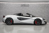 2020 McLaren 570S Spider Grey Convertible Coupe Sports Car with Butterly Doors and 2-Seats 3.8T V8 SSG (Black Interior) - Malaysia McLaren Car for Sale Promotion [DIRECT IMPORT]