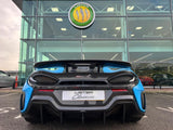 2020 McLaren 600LT Grey Coupe (Wrapped in Blue) Sports Car with Butterly Doors and 2-Seats 3.8T V8 SSG (Black-Red Interior) - Malaysia McLaren Car Price for Sale Promotion [DIRECT IMPORT]