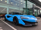 2020 McLaren 600LT Grey Coupe (Wrapped in Blue) Sports Car with Butterly Doors and 2-Seats 3.8T V8 SSG (Black-Red Interior) - Malaysia McLaren Car Price for Sale Promotion [DIRECT IMPORT]