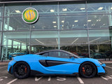 2020 McLaren 600LT Grey Coupe (Wrapped in Blue) Sports Car with Butterly Doors and 2-Seats 3.8T V8 SSG (Black-Red Interior) - Malaysia McLaren Car Price for Sale Promotion [DIRECT IMPORT]