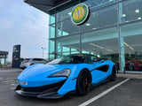 2020 McLaren 600LT Grey Coupe (Wrapped in Blue) Sports Car with Butterly Doors and 2-Seats 3.8T V8 SSG (Black-Red Interior) - Malaysia McLaren Car Price for Sale Promotion [DIRECT IMPORT]