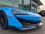 2020 McLaren 600LT Grey Coupe (Wrapped in Blue) Sports Car with Butterly Doors and 2-Seats 3.8T V8 SSG (Black-Red Interior) - Malaysia McLaren Car Price for Sale Promotion [DIRECT IMPORT]