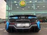 2020 McLaren 600LT Grey Coupe (Wrapped in Blue) Sports Car with Butterly Doors and 2-Seats 3.8T V8 SSG (Black-Red Interior) - Malaysia McLaren Car Price for Sale Promotion [DIRECT IMPORT]