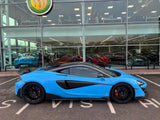2020 McLaren 600LT Grey Coupe (Wrapped in Blue) Sports Car with Butterly Doors and 2-Seats 3.8T V8 SSG (Black-Red Interior) - Malaysia McLaren Car Price for Sale Promotion [DIRECT IMPORT]