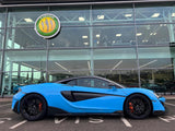 2020 McLaren 600LT Grey Coupe (Wrapped in Blue) Sports Car with Butterly Doors and 2-Seats 3.8T V8 SSG (Black-Red Interior) - Malaysia McLaren Car Price for Sale Promotion [DIRECT IMPORT]