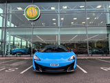 2020 McLaren 600LT Grey Coupe (Wrapped in Blue) Sports Car with Butterly Doors and 2-Seats 3.8T V8 SSG (Black-Red Interior) - Malaysia McLaren Car Price for Sale Promotion [DIRECT IMPORT]