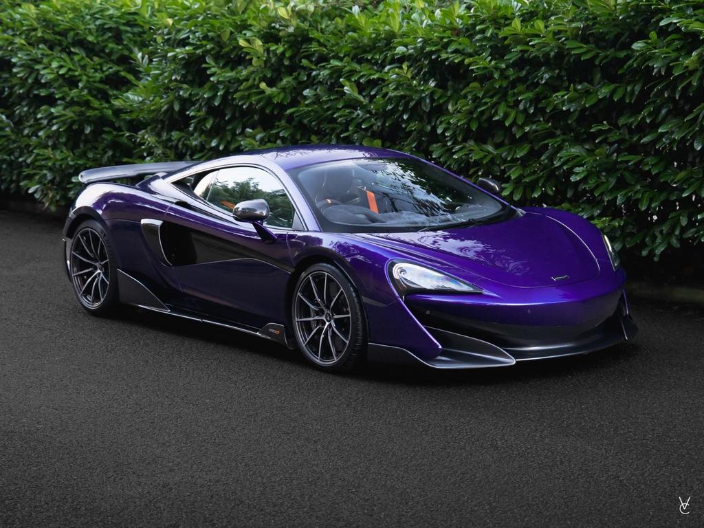 2020 McLaren 600LT Purple Coupe Sports Car with Butterly Doors and 2-Seats 3.8T V8 SSG (Black Interior) - Malaysia McLaren Car Price for Sale Promotion [DIRECT IMPORT]