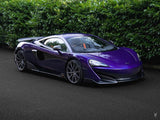 2020 McLaren 600LT Purple Coupe Sports Car with Butterly Doors and 2-Seats 3.8T V8 SSG (Black Interior) - Malaysia McLaren Car Price for Sale Promotion [DIRECT IMPORT]