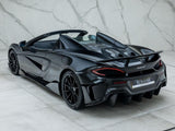 2020 McLaren 600LT Spider Black Convertible Coupe Sports Car with Butterly Doors and 2-Seats 3.8T V8 SSG (Black Interior) - Malaysia McLaren Car for Sale Promotion [DIRECT IMPORT]
