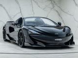 2020 McLaren 600LT Spider Black Convertible Coupe Sports Car with Butterly Doors and 2-Seats 3.8T V8 SSG (Black Interior) - Malaysia McLaren Car for Sale Promotion [DIRECT IMPORT]