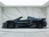 2020 McLaren 600LT Spider Black Convertible Coupe Sports Car with Butterly Doors and 2-Seats 3.8T V8 SSG (Black Interior) - Malaysia McLaren Car for Sale Promotion [DIRECT IMPORT]