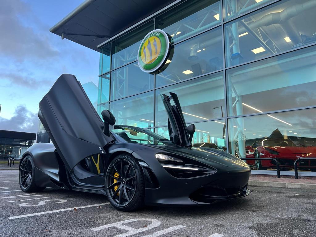 2020 McLaren 720S Spider - Black Convertible Coupe Sports Car with Butterly Doors and 2-Seats 4.0T Twin-Turbo V8 SSG (Black Interior) - Malaysia McLaren Car Price for Sale Promotion [DIRECT IMPORT]