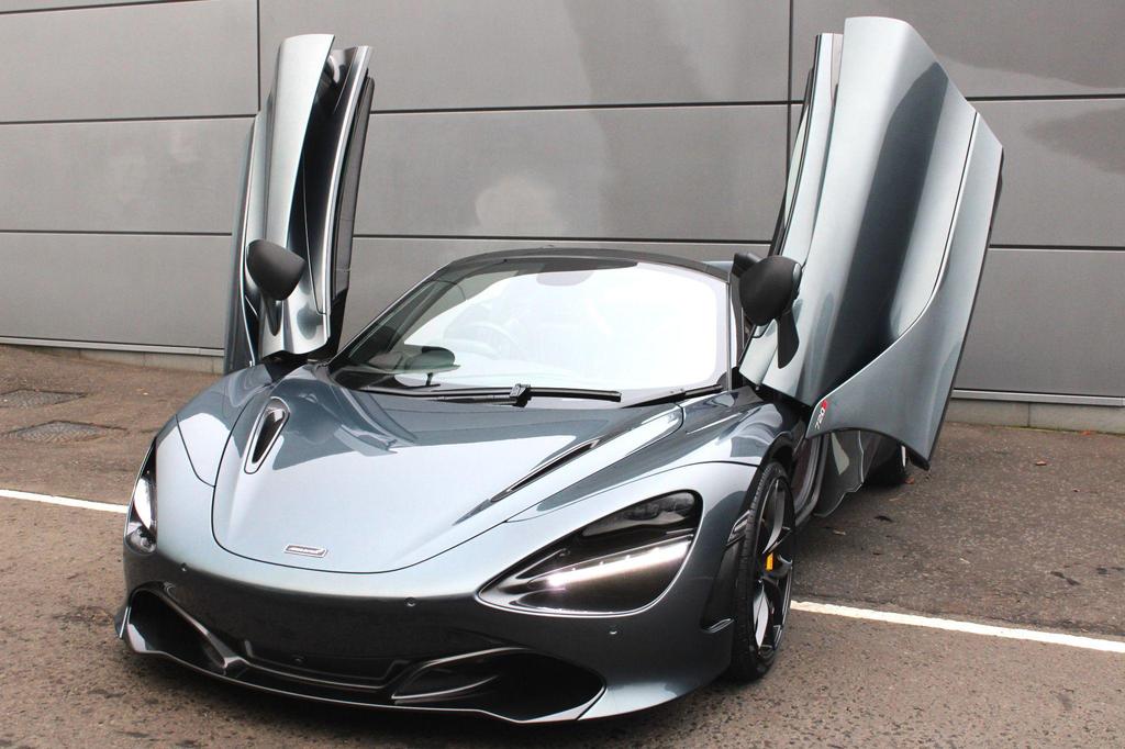 2020 McLaren 720S Spider - Grey Convertible Coupe Sports Car with Butterly Doors and 2-Seats 4.0T Twin-Turbo V8 SSG (Brown Interior) - Malaysia McLaren Car Price for Sale Promotion [DIRECT IMPORT]