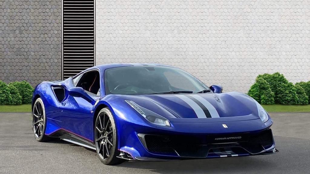 [DIRECT IMPORT] 2021 Ferrari 488 Pista Blue Coupe Sports Car with 2 Seats 3.9T V8 F1 DCT - Malaysia Ferrari Car for Sale