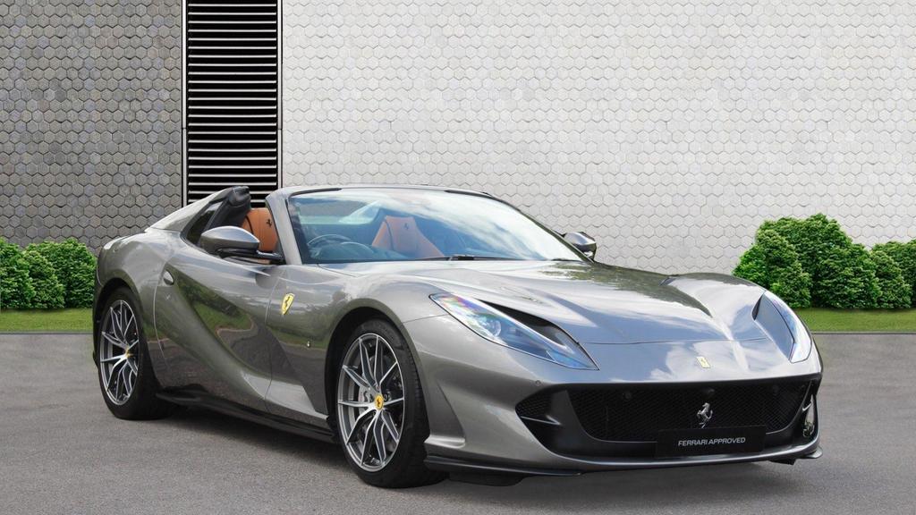 [DIRECT IMPORT] 2021 Ferrari 812 GTS Spider Grey Convertible Coupe Sports Car 6.5L V12 F1 DCT - Malaysia Ferrari Car for Sale