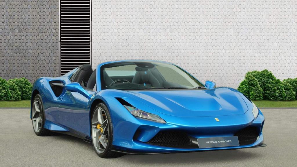 [DIRECT IMPORT] 2021 Ferrari F8 Spider Blue Convertible Sports Car 3.9T V8 F1 DCT- Malaysia Ferrari Car for Sale