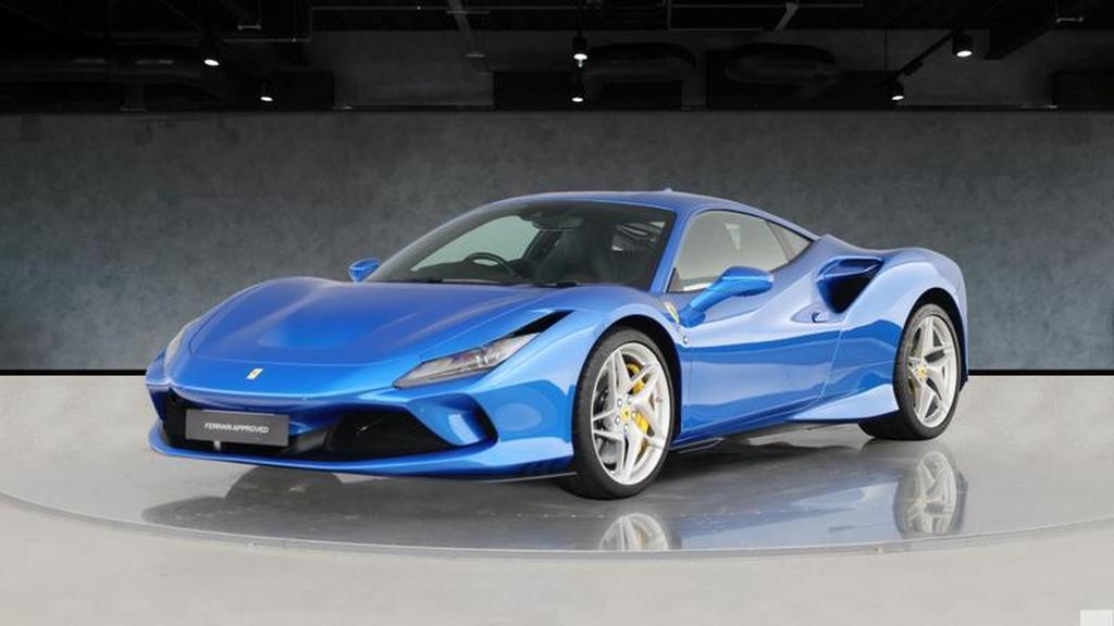[DIRECT IMPORT] 2021 Ferrari F8 Tributo Blue Coupe Sports Car 3.9T V8 F1 DCT- Malaysia Ferrari Car for Sale