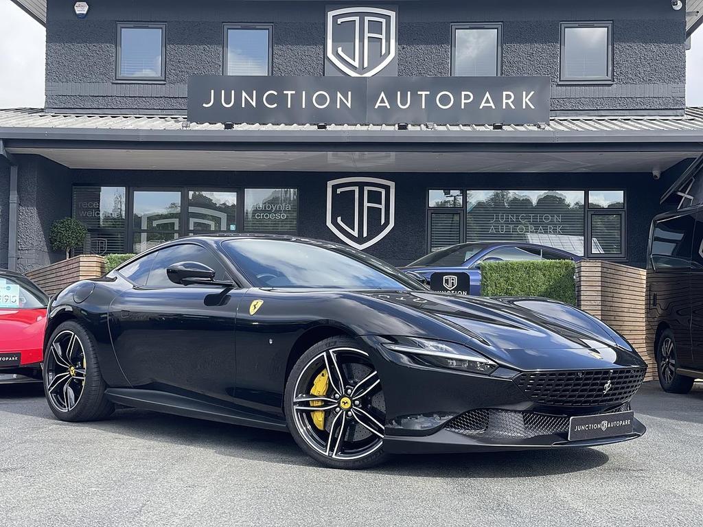 2021 Ferrari Roma Black Coupe Sports Car with 4 Seats 3.8T V8 F1 DCT - Malaysia Ferrari Car for Sale Promotion [DIRECT IMPORT]