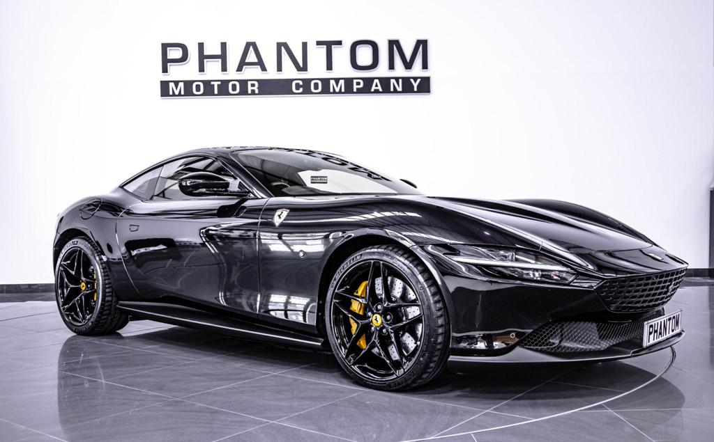 [DIRECT IMPORT] 2021 Ferrari Roma Black Coupe Sports Car with 4 Seats 3.8T V8 F1 DCT - Malaysia Ferrari Car for Sale Promotion