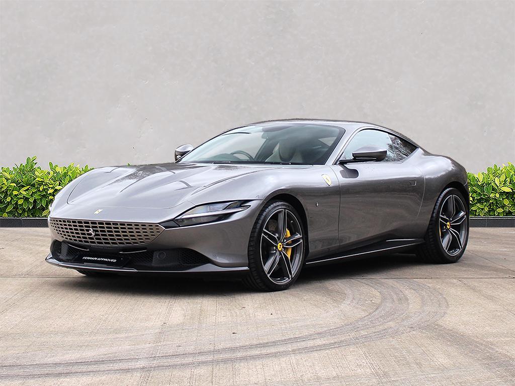 2021 Ferrari Roma Grey Coupe Sports Car with 4 Seats 3.8T V8 F1 DCT - Malaysia Ferrari Car for Sale Promotion [DIRECT IMPORT]