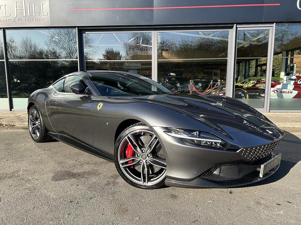 2021 Ferrari Roma Grey Coupe Sports Car with 4 Seats 3.8T V8 F1 DCT - Malaysia Ferrari Car for Sale Promotion [DIRECT IMPORT]