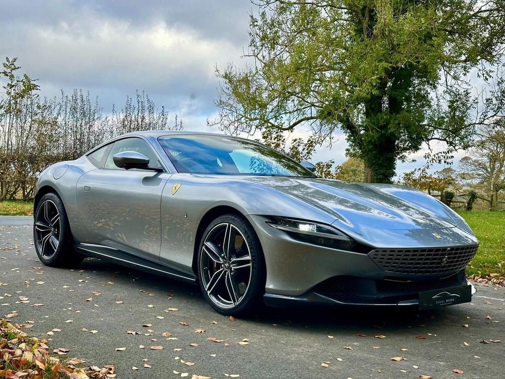 2021 Ferrari Roma Grey Coupe Sports Car with 4 Seats 3.8T V8 F1 DCT - Malaysia Ferrari Car for Sale Promotion [DIRECT IMPORT]
