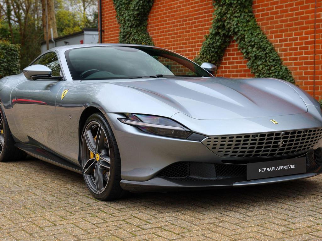 2021 Ferrari Roma Grey Coupe Sports Car with 4 Seats 3.8T V8 F1 DCT - Malaysia Ferrari Car for Sale Promotion [DIRECT IMPORT]