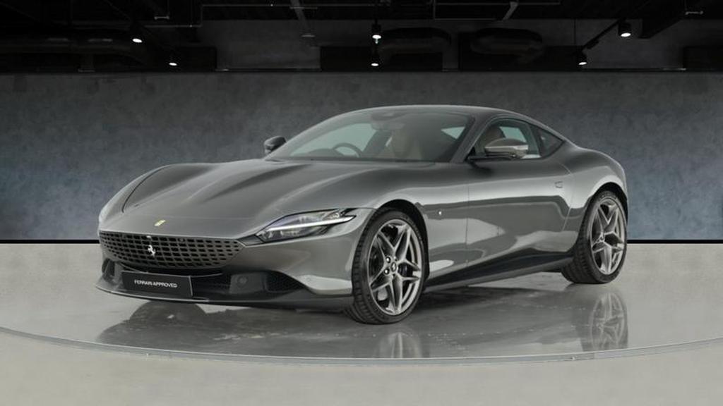2021 Ferrari Roma Grey Coupe Sports Car with 4 Seats 3.8T V8 F1 DCT - Malaysia Ferrari Car for Sale Promotion [DIRECT IMPORT]