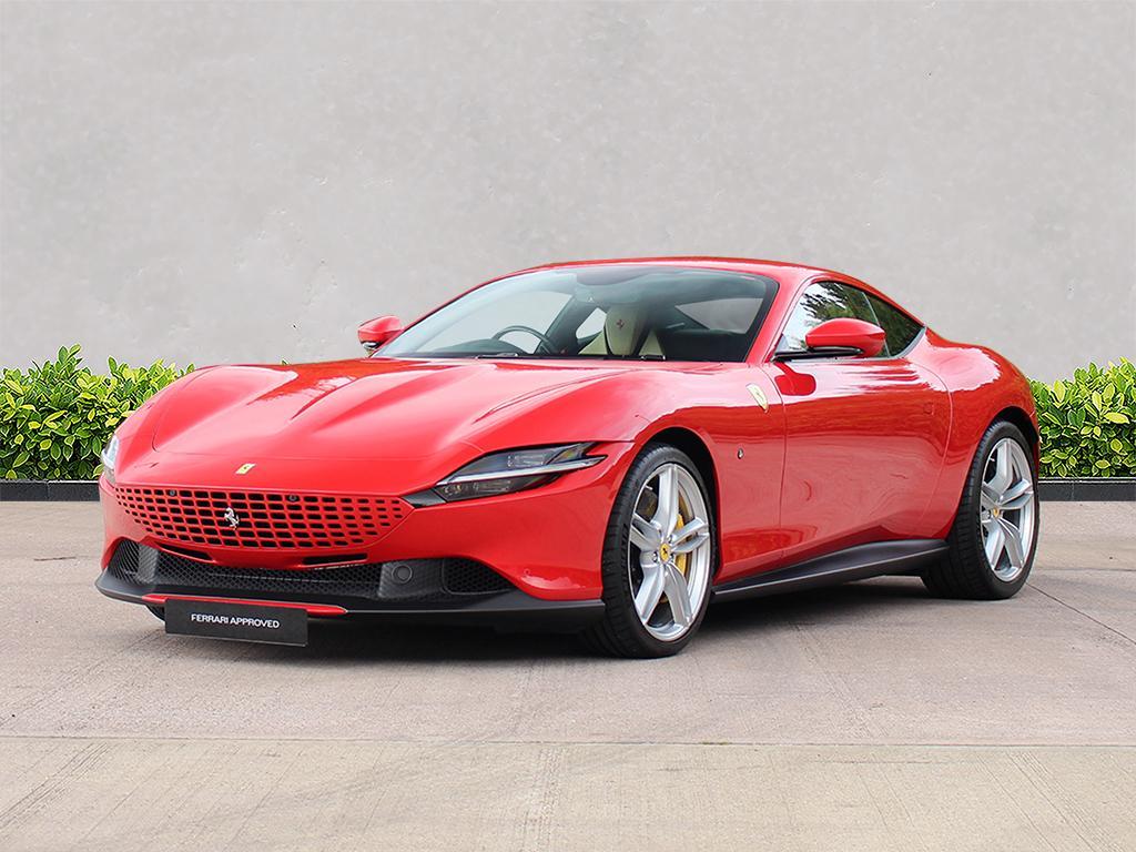 2021 Ferrari Roma Red Coupe Sports Car with 4 Seats 3.8T V8 F1 DCT - Malaysia Ferrari Car for Sale Promotion [DIRECT IMPORT]
