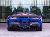 [DIRECT IMPORT] 2021 Ferrari SF90 Spider Blue Convertible Coupe Plug-in Hybrid Sports Car with 2 Seats 4.0T V8 F1 DCT 4WD - Malaysia Ferrari Car for Sale Promotion