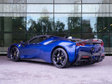 [DIRECT IMPORT] 2021 Ferrari SF90 Spider Blue Convertible Coupe Plug-in Hybrid Sports Car with 2 Seats 4.0T V8 F1 DCT 4WD - Malaysia Ferrari Car for Sale Promotion