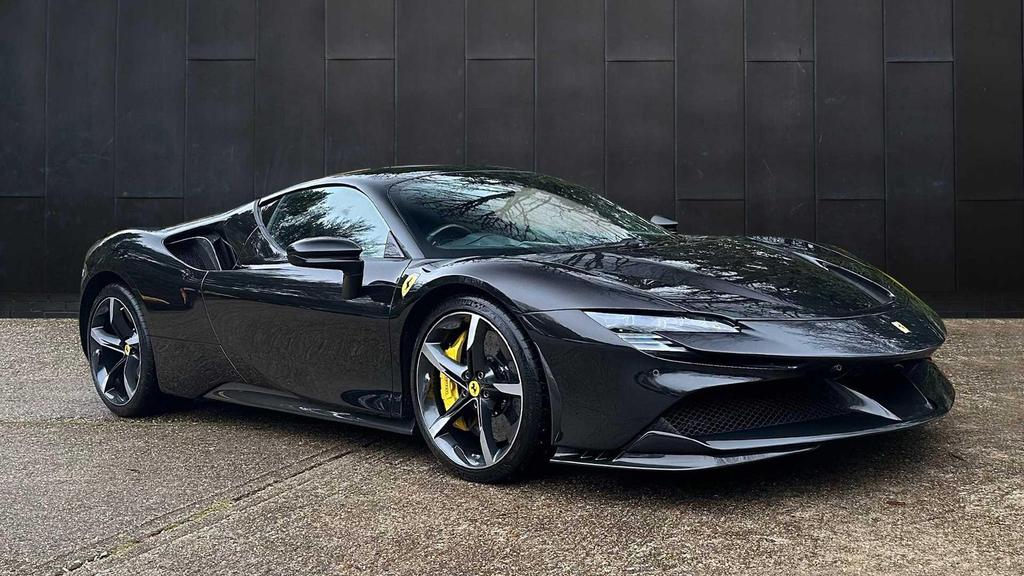 2021 Ferrari SF90 Stradale Black Coupe Plug-in Hybrid Sports Car with 2 Seats 4.0T V8 F1 DCT 4WD (Black Interior) - Malaysia Ferrari Car for Sale Promotion [DIRECT IMPORT]