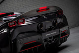2021 Ferrari SF90 Stradale Black Coupe Plug-in Hybrid Sports Car with 2 Seats 4.0T V8 F1 DCT 4WD (Black Interior) - Malaysia Ferrari Car for Sale Promotion [DIRECT IMPORT]