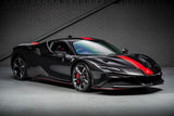 2021 Ferrari SF90 Stradale Black Coupe Plug-in Hybrid Sports Car with 2 Seats 4.0T V8 F1 DCT 4WD (Black Interior) - Malaysia Ferrari Car for Sale Promotion [DIRECT IMPORT]